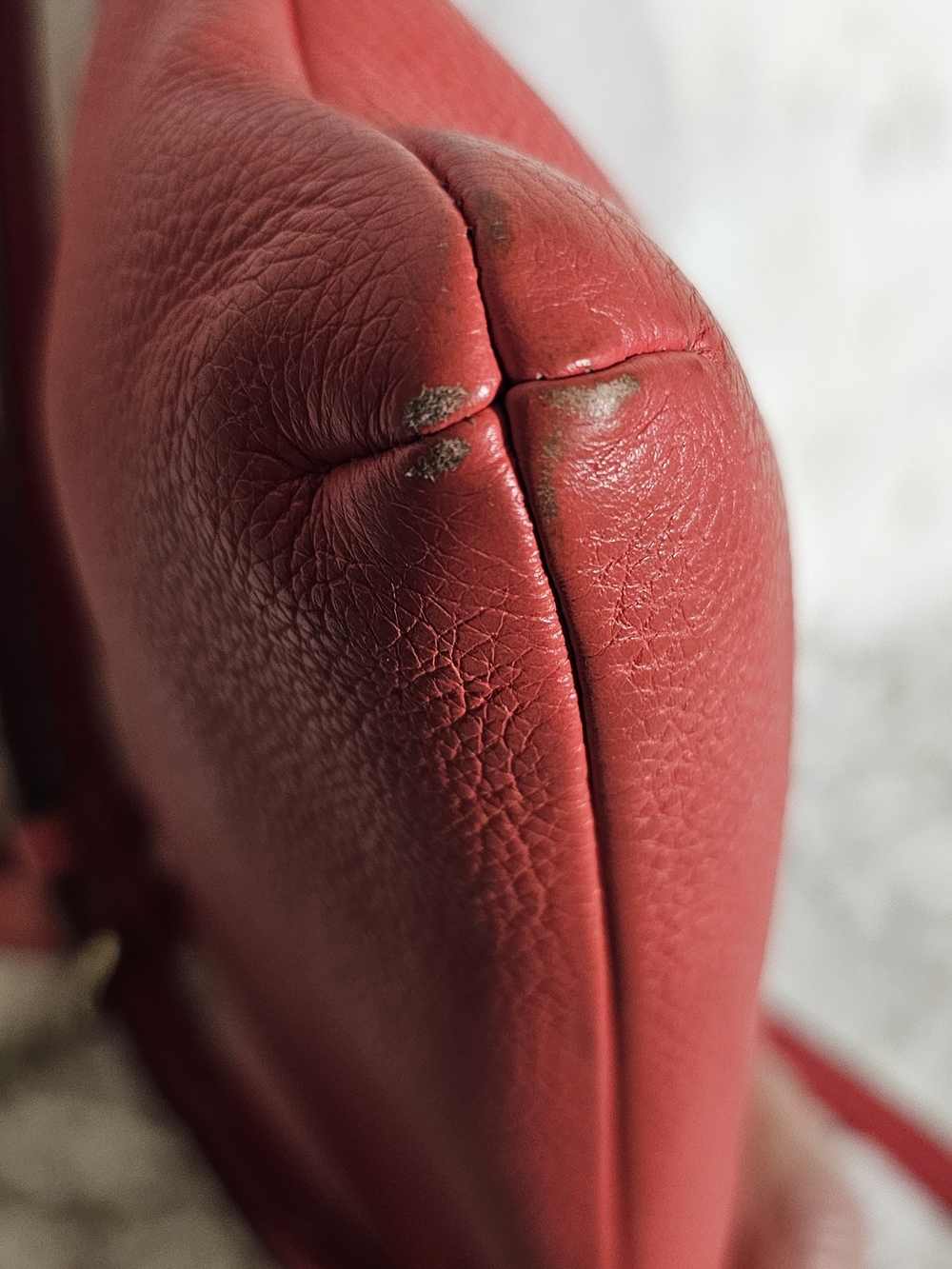 Coach Coral Pink Pebble Leather Crossbody Bag - Picture 8 of 16